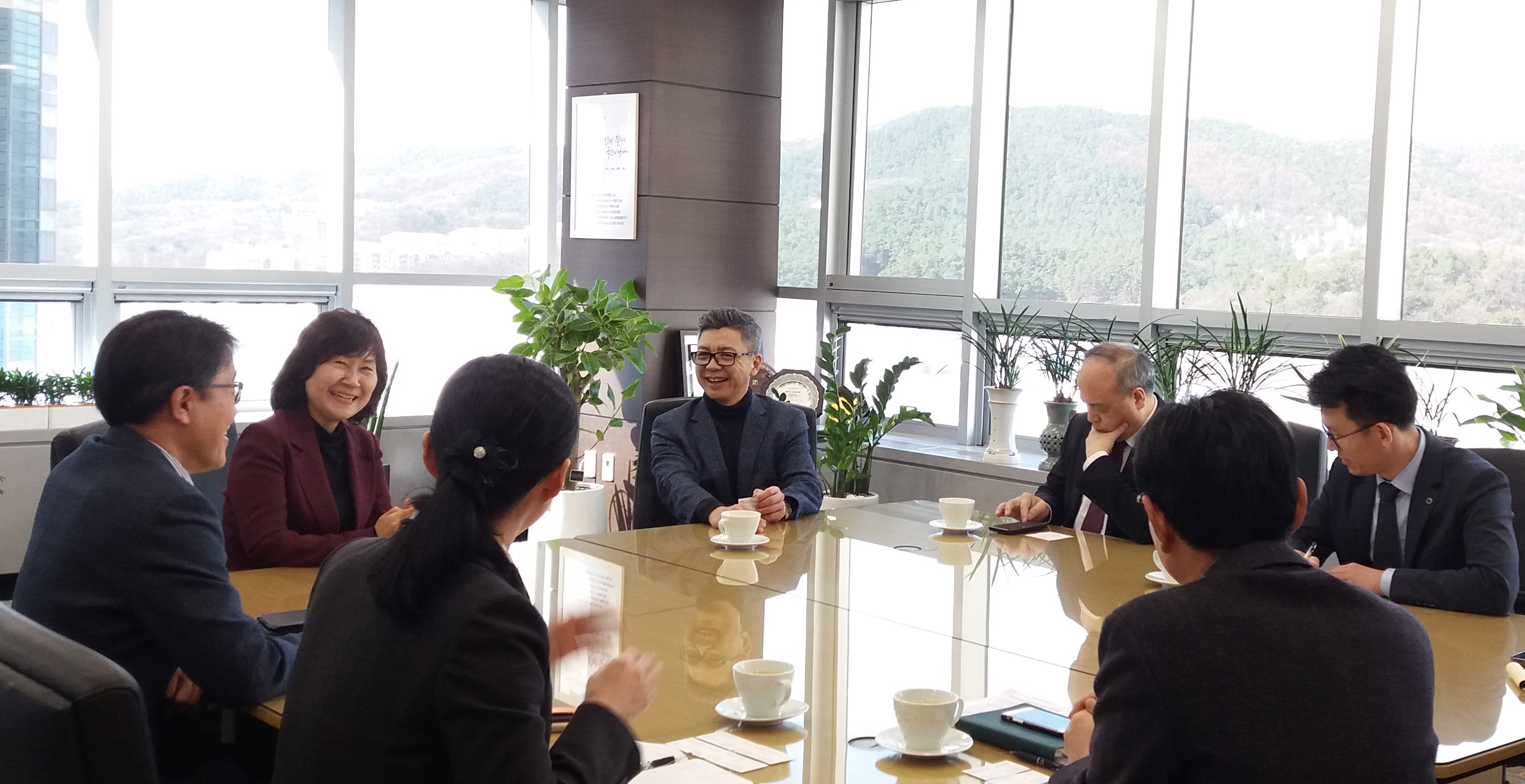 주한 중국대사관 공사참사관 업무협의