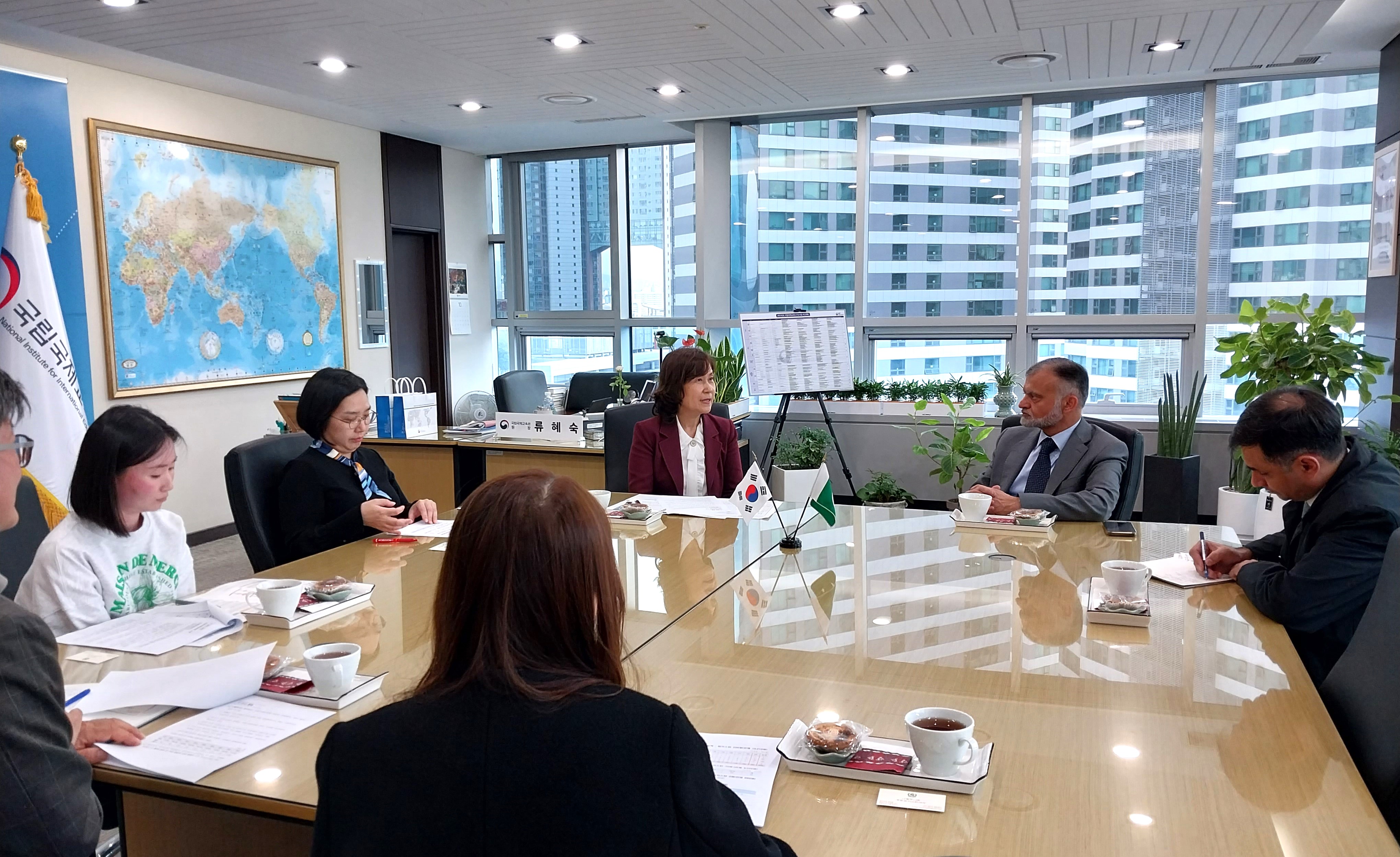 주한 파키스탄 대사 업무협의