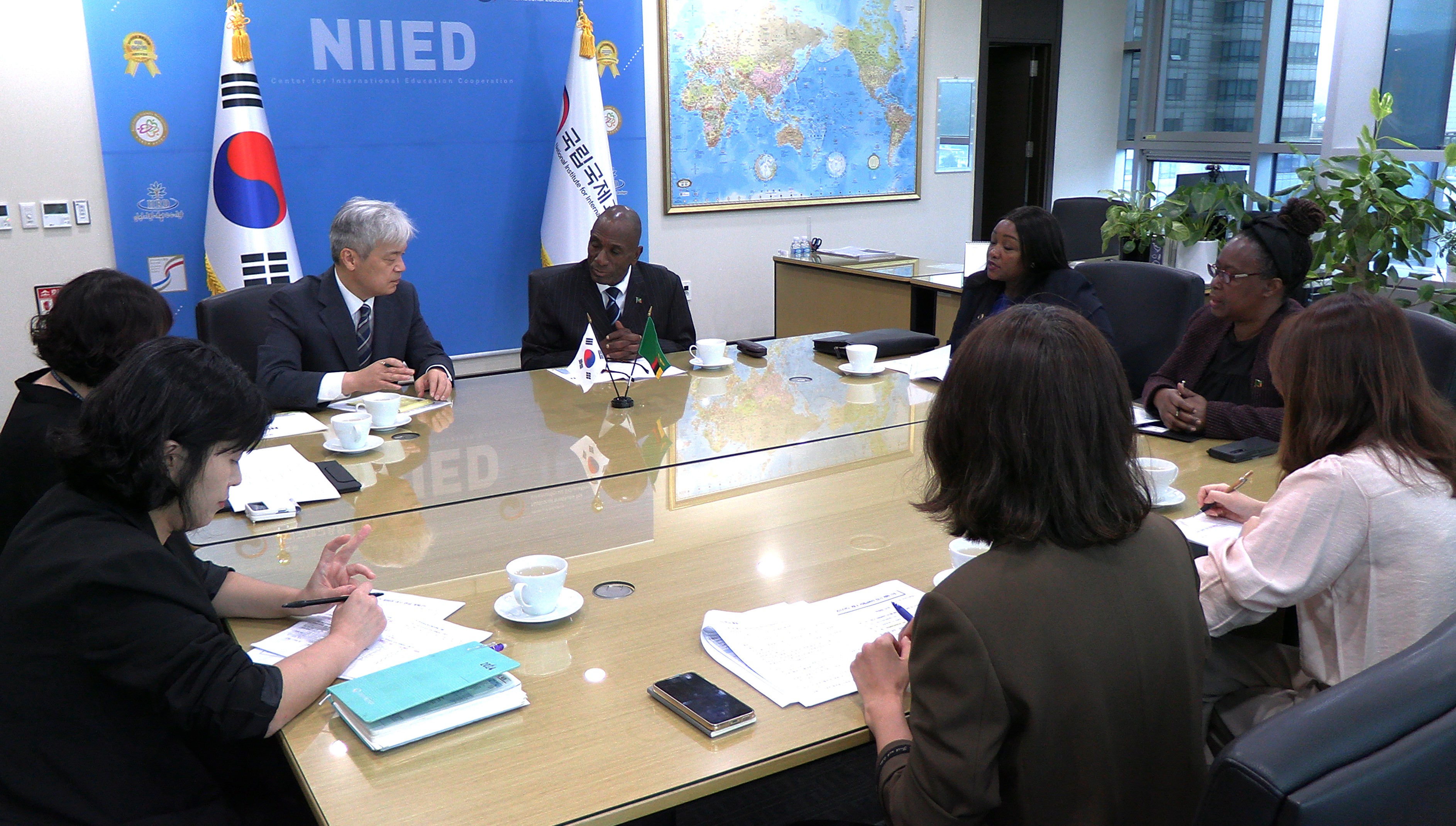 주한 잠비아대사 업무협의